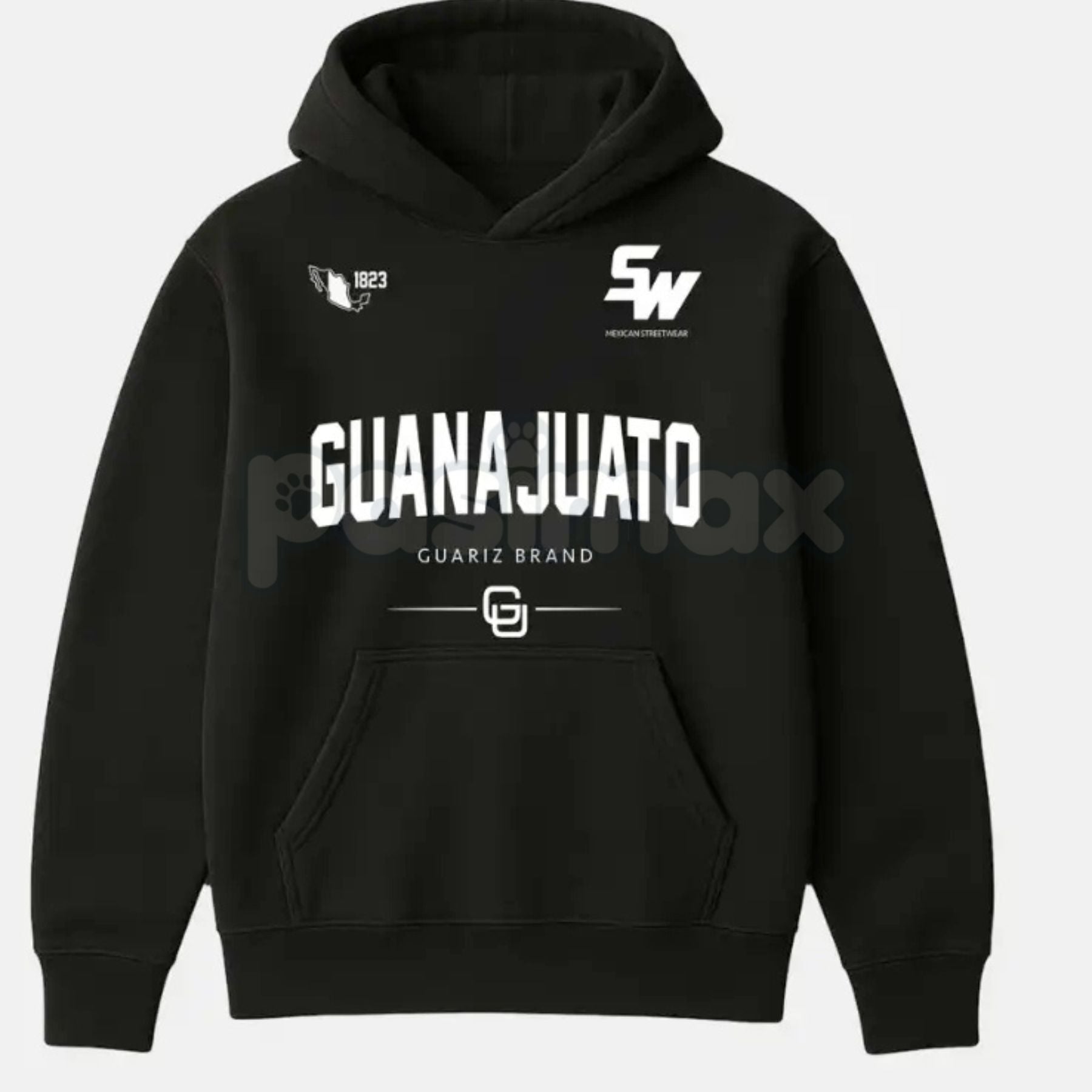 Pasimax MX STREETWEAR STATE Hoodie – Custom State Pride Pullover, Mexican Culture & Streetwear Graphic Apparel, Unisex — life