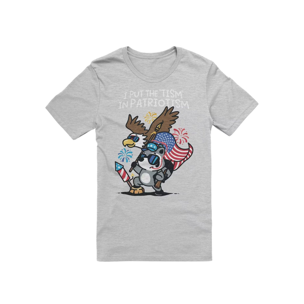 Pasimax 'Tism in Patriotism' T-shirt — back view