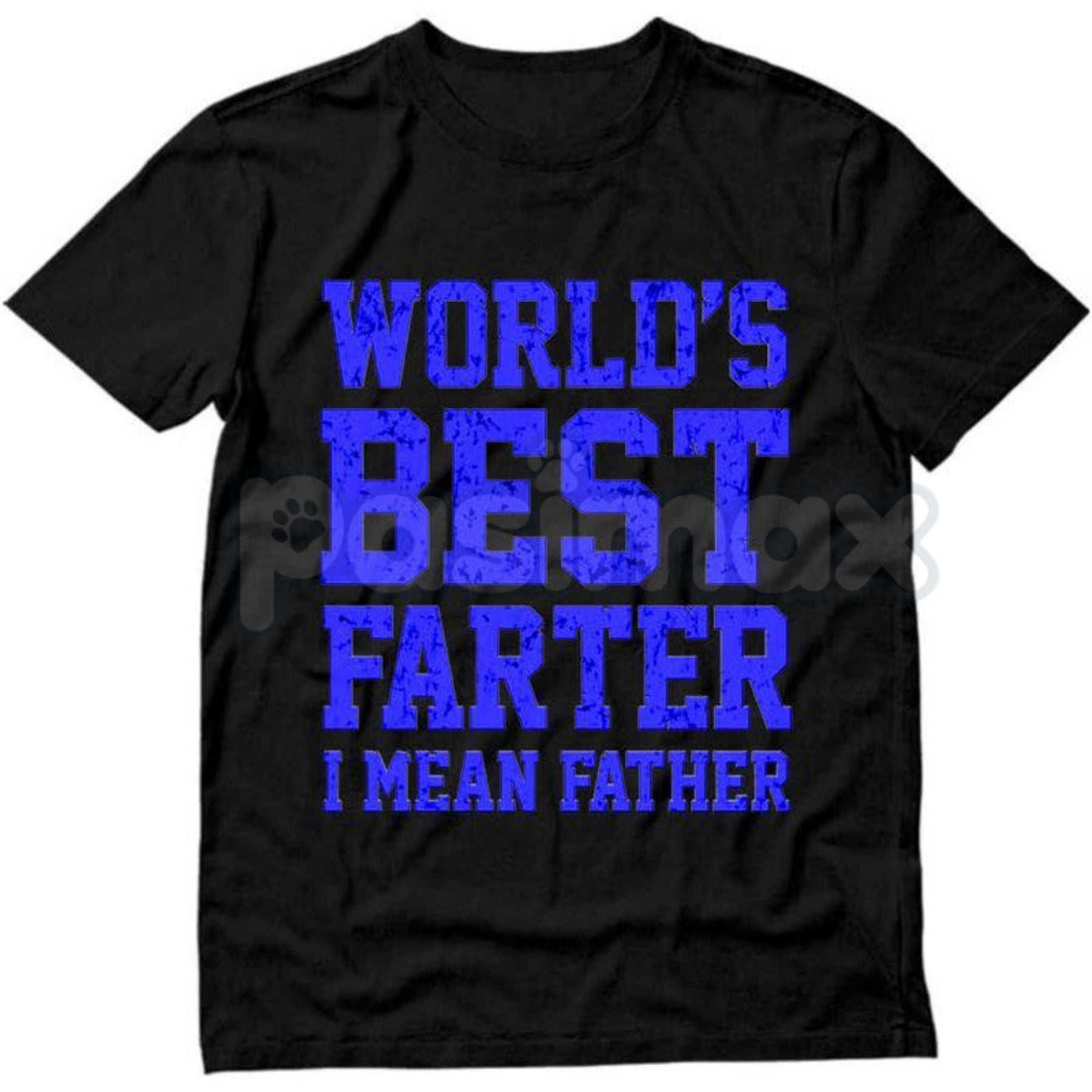 Pasimax "World Best Farter I Mean Father" Shirt - Funny Gifts for Dad Tee, Crude Father's Day Humor, Fart Joke Men's T-Shirt 