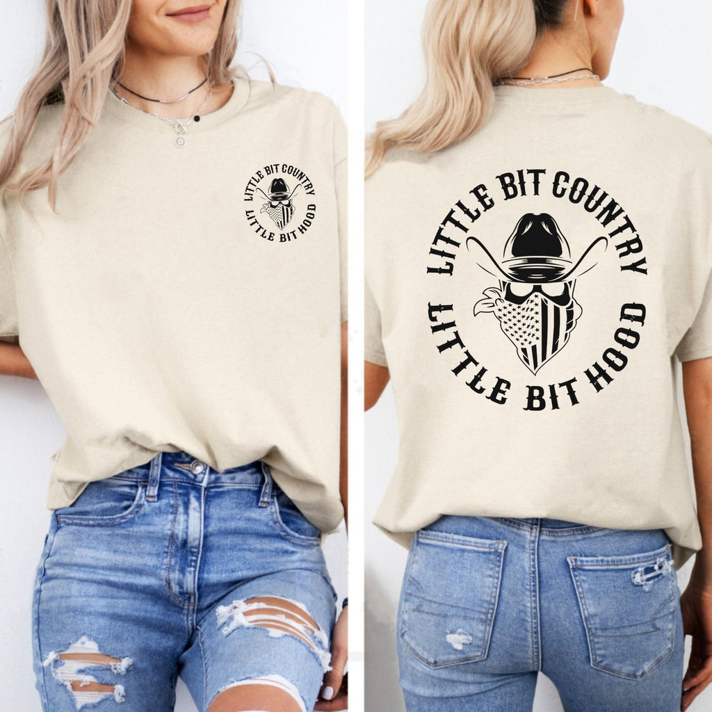 Pasimax "Little Bit Country Little Bit Hood" T-Shirt — back view