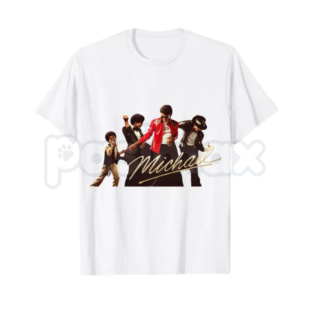 Michael Jackson Iconic Pose Signature T-Shirt – Retro King of Pop Graphic Tee