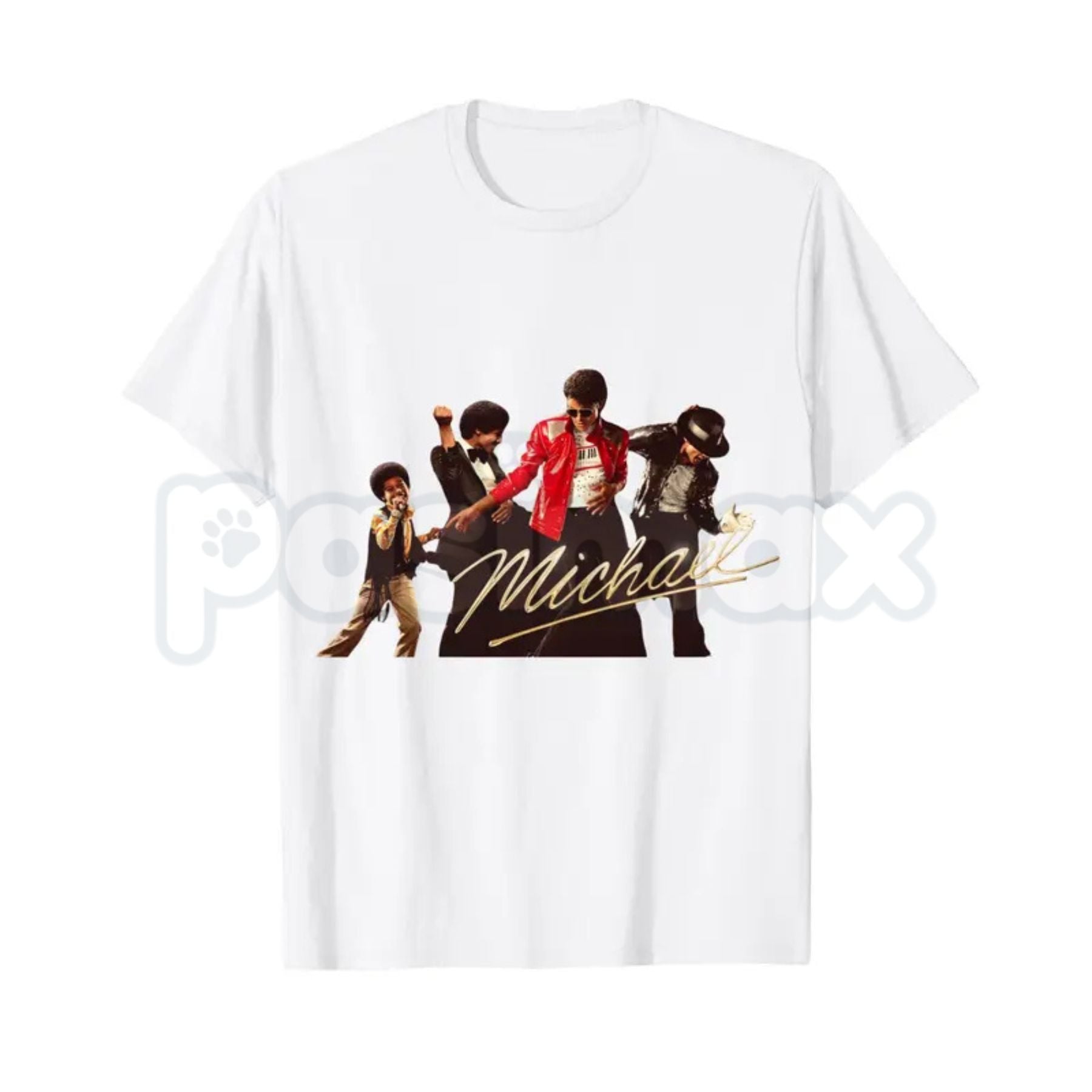 Michael Jackson Iconic Pose Signature T-Shirt – Retro King of Pop Graphic Tee