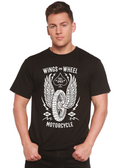 Spun Bamboo Wings And Wheel Spun Bamboo® Men's Bamboo Viscose/Organic Cotton Short Sleeve Graphic T-Shirt — main product shot