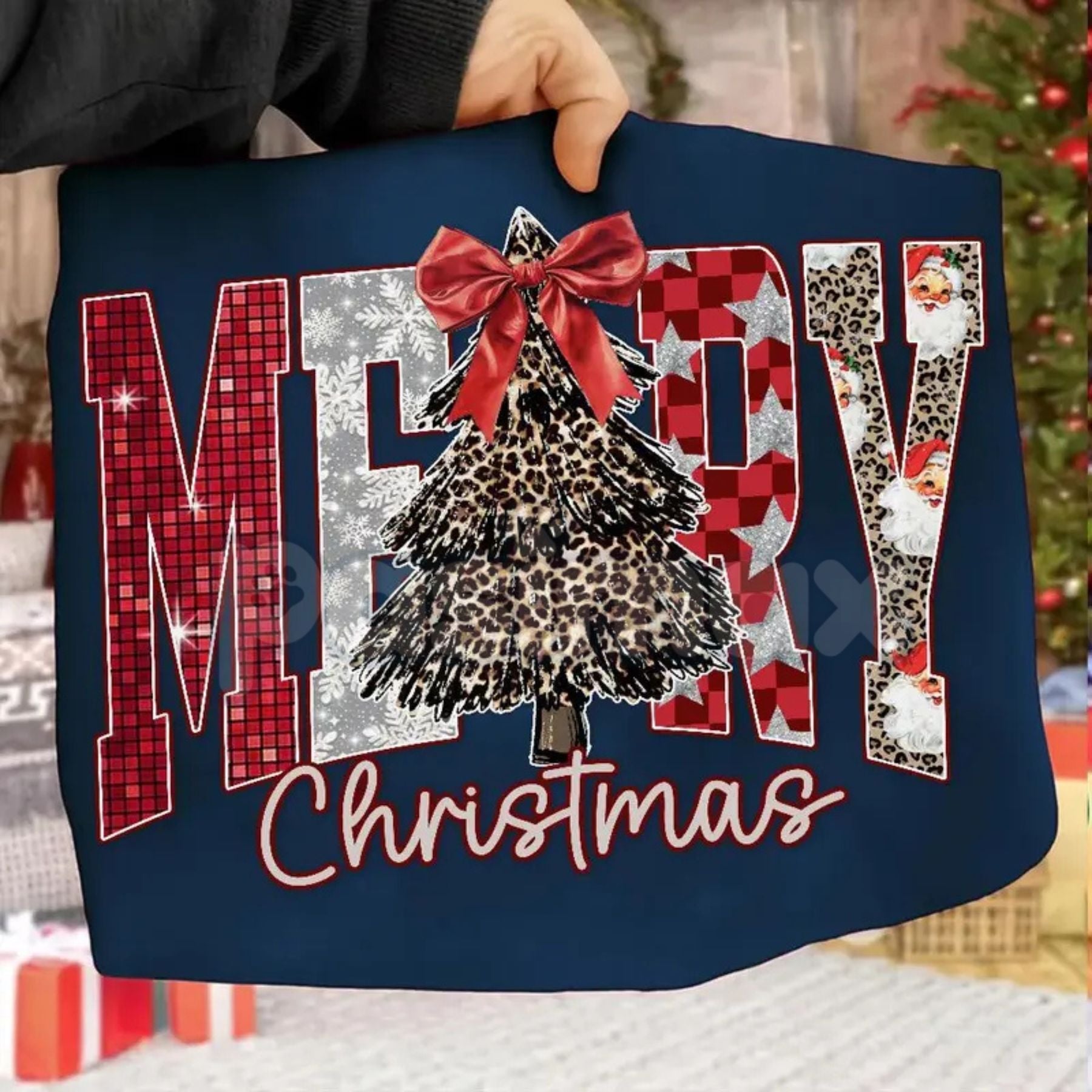 Pasimax Coquette Merry Christmas Shirt Sweatshirt | Aesthetic Bow Holiday Crewneck | Trendy Feminine Winter Jumper | Cottagec