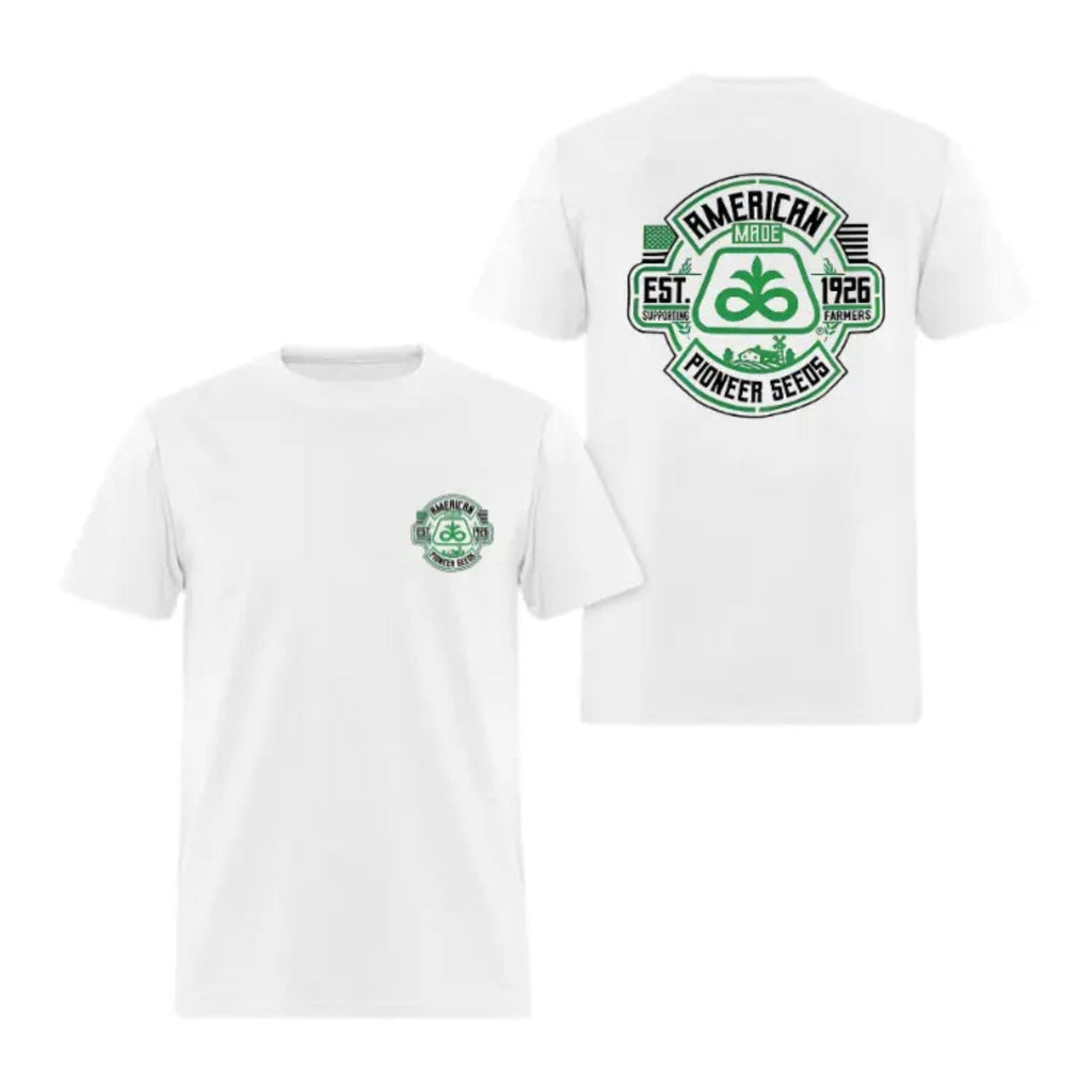 Pasimax Pioneer Seeds T-Shirt — back view