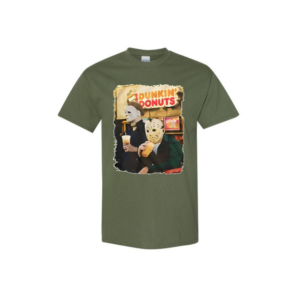 Pasimax Vintage Horror Cartoon Halloween T-Shirt — back view