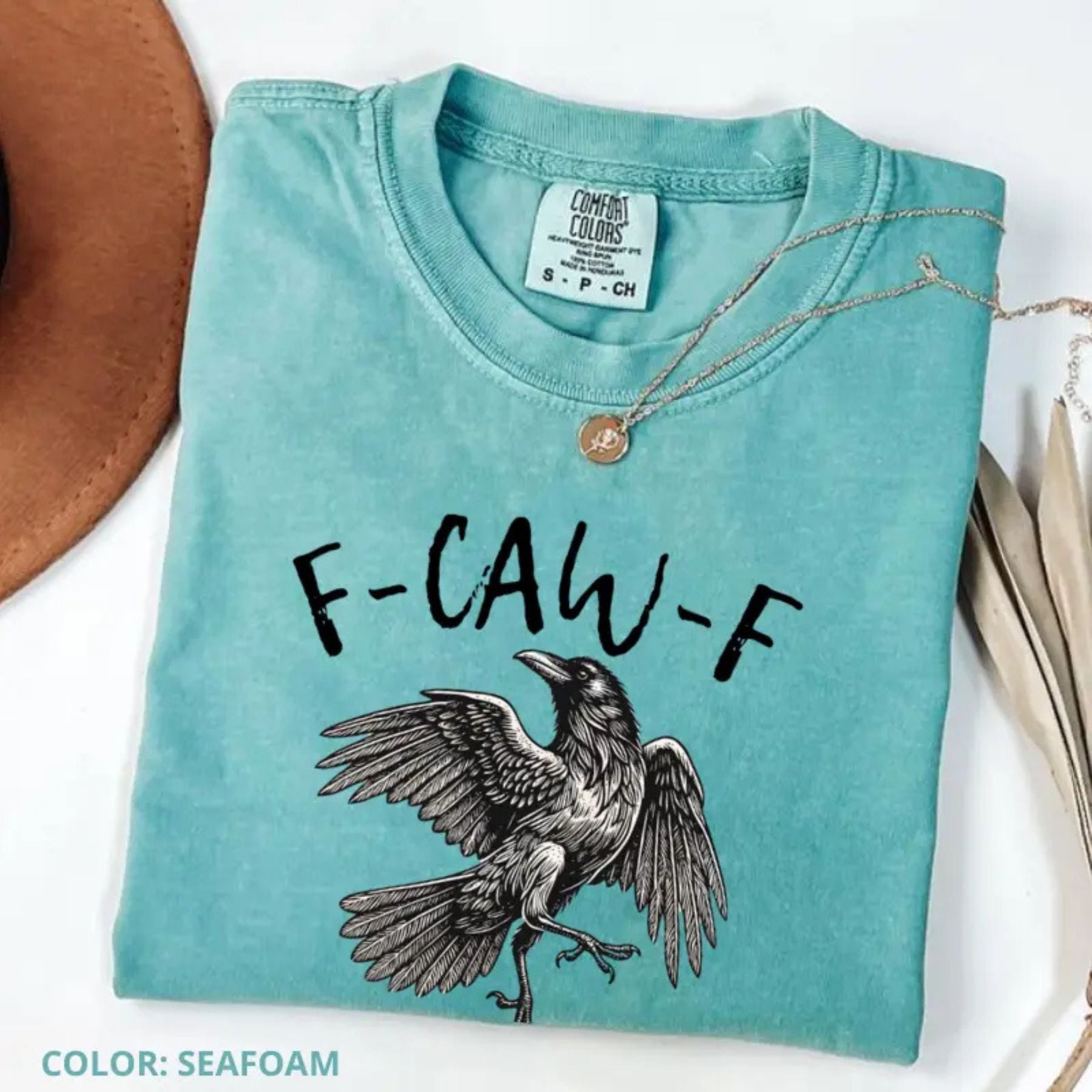 Pasimax Comfort Colors F-Caw-F T-Shirt — back view