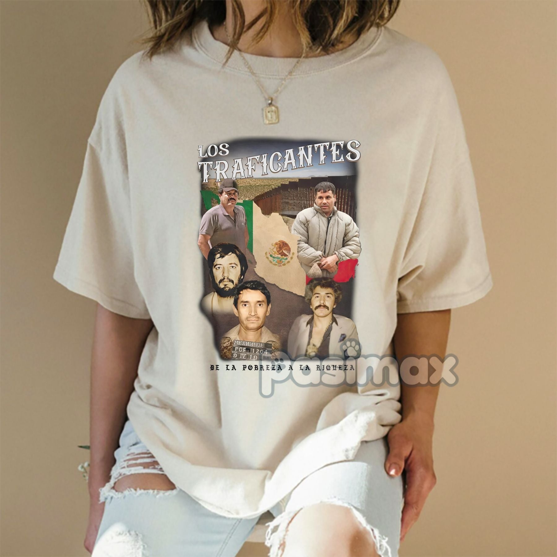 Pasimax "Los Traficantes" T-Shirt — side view