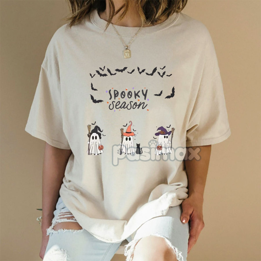 Pasimax Spooky Boo Ghost T-Shirt — back view