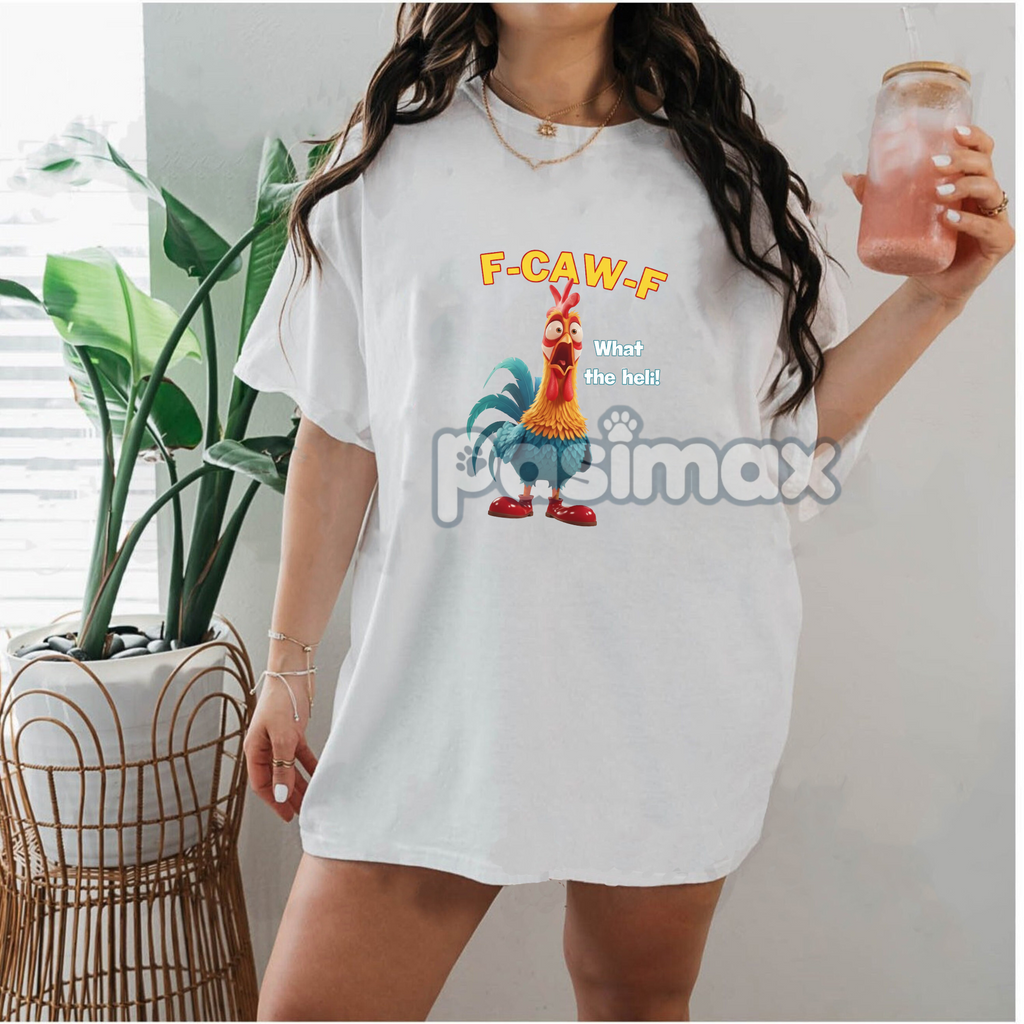 Pasimax F-CAW-F Funny Chicken T-Shirt — side view