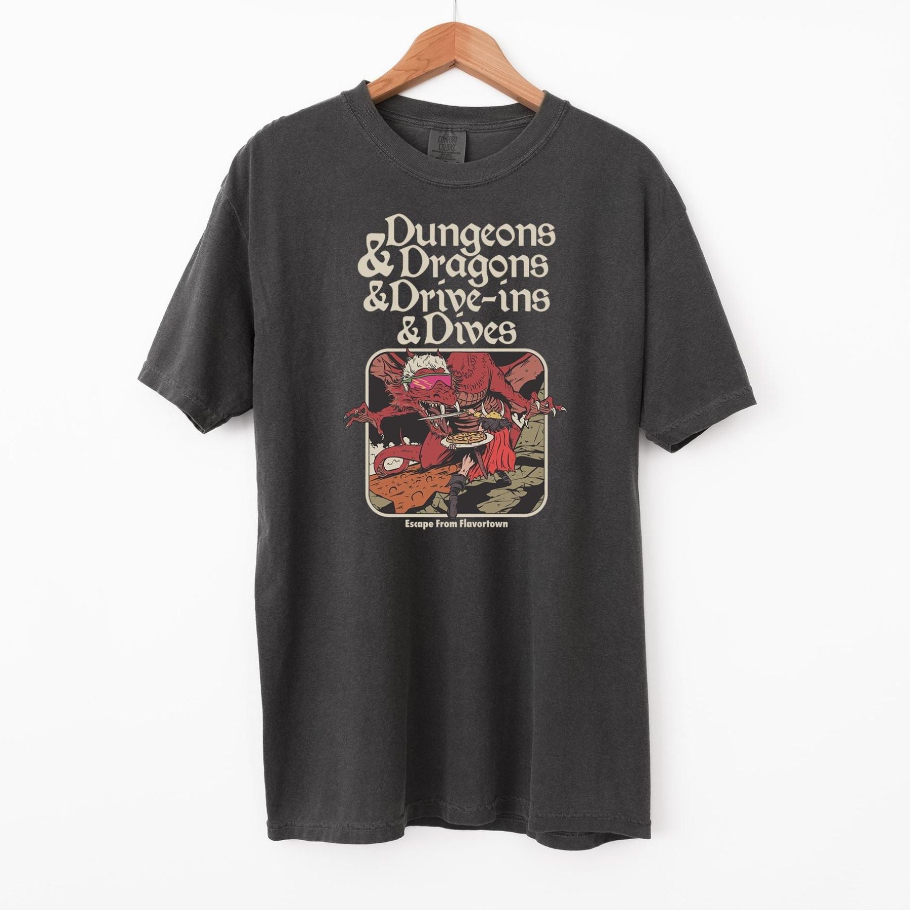 Pasimax Vintage Food & Fantasy Tee — back view
