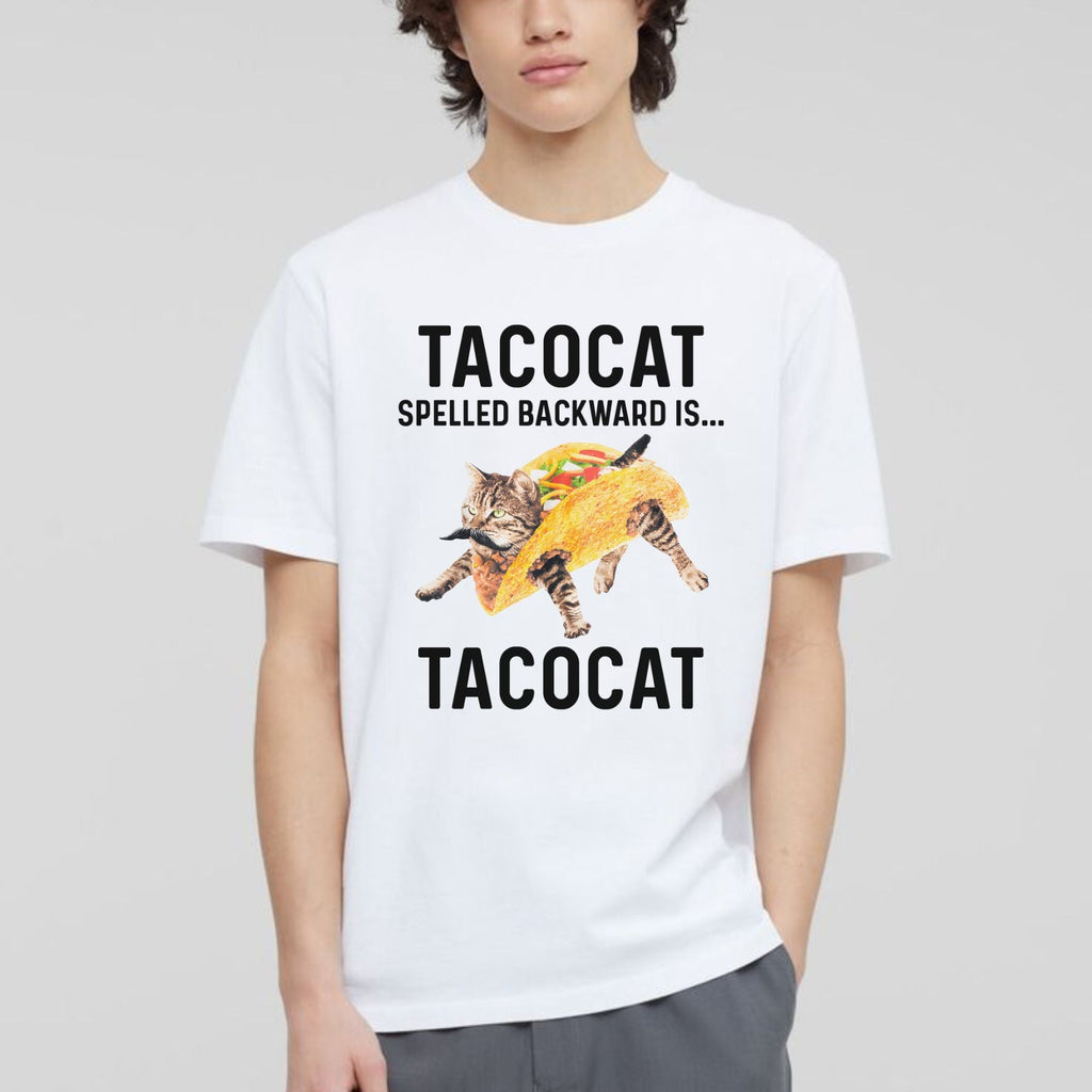 Pasimax "Tacocat Backward Is Tacocat" Tee — back view