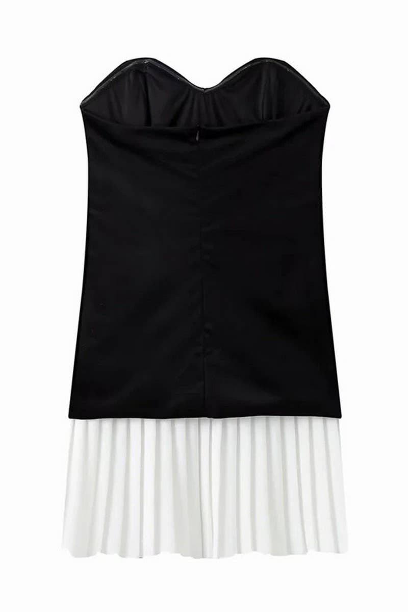 Pretty Little Patriot Pretty Little Patriot Strapless black Velvet Dress — detail shot 6
