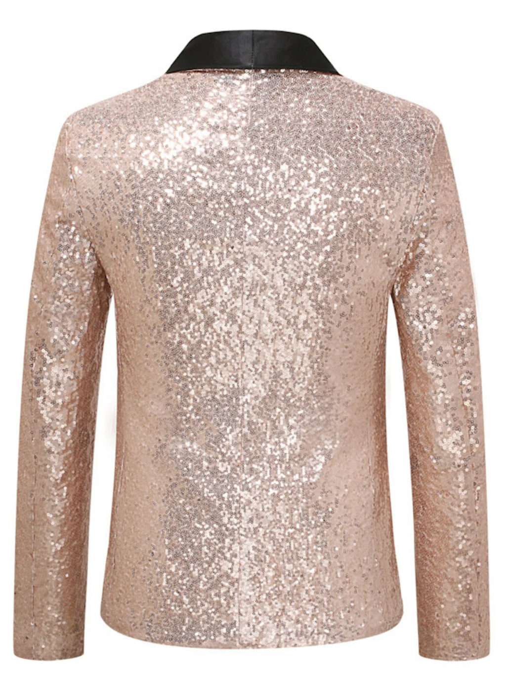 Men's Sequin Long Sleeve Blazer