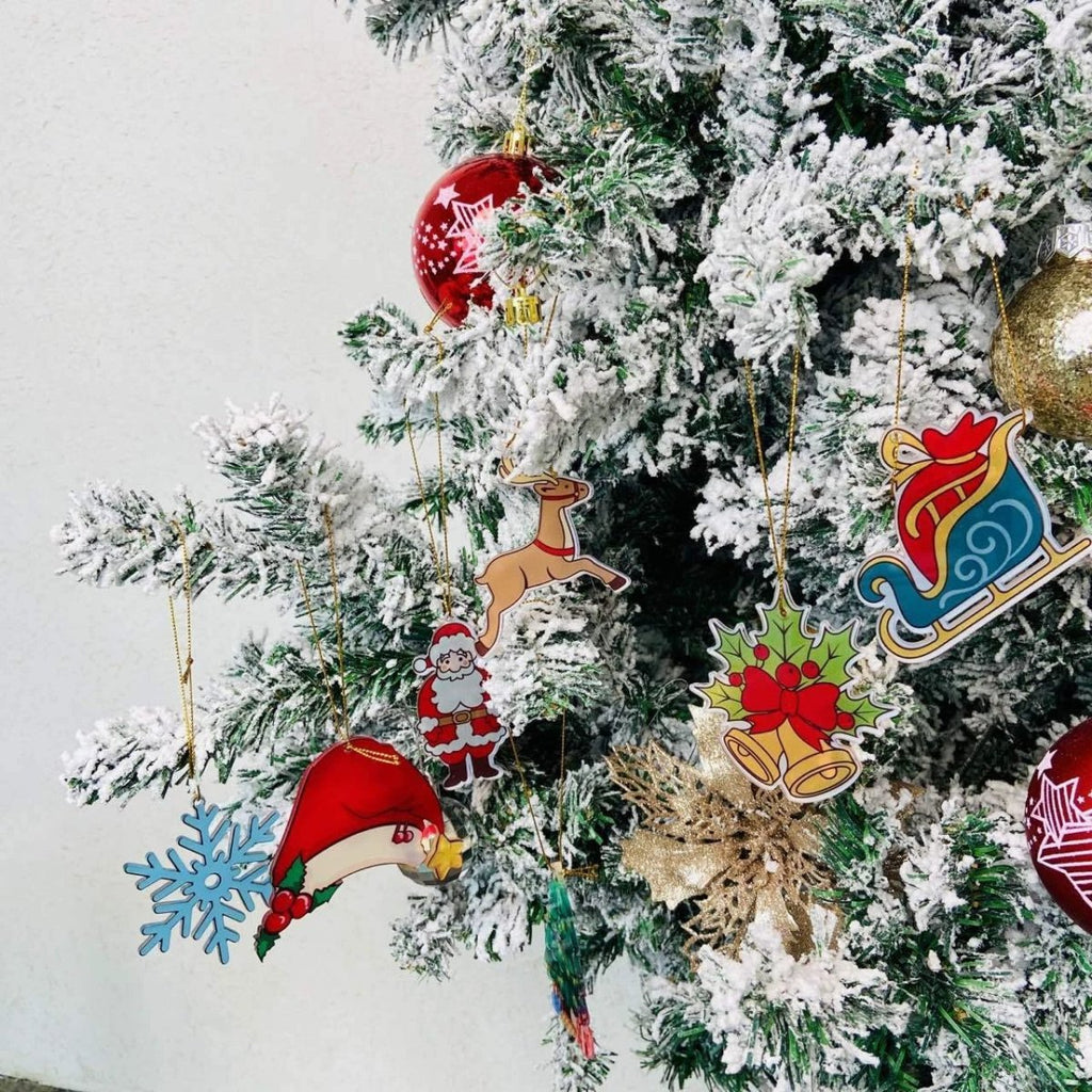 Mandotos Christmas Car Pendant Hanging Ornament for Car and Home Decoration Festive Holiday Decor