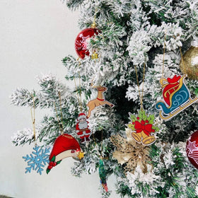 Mandotos Christmas Car Pendant Hanging Ornament for Car and Home Decoration Festive Holiday Decor
