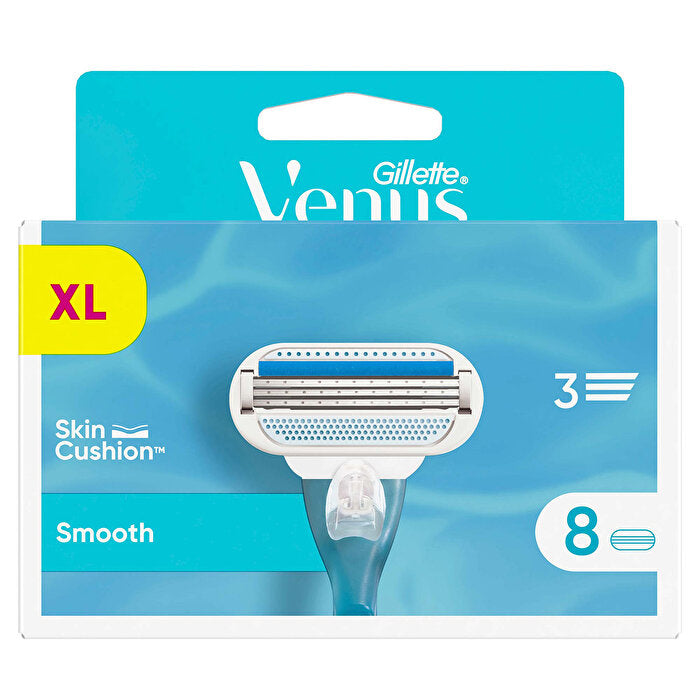 Gillette Venus Smooth Razor Blades 8 Count - For Women's Shaving