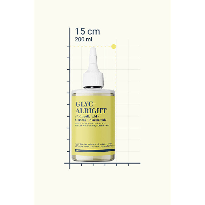 Glyc-Alright Pore Tightening Toner 200ML - For All Skin Types | S'he Vec.