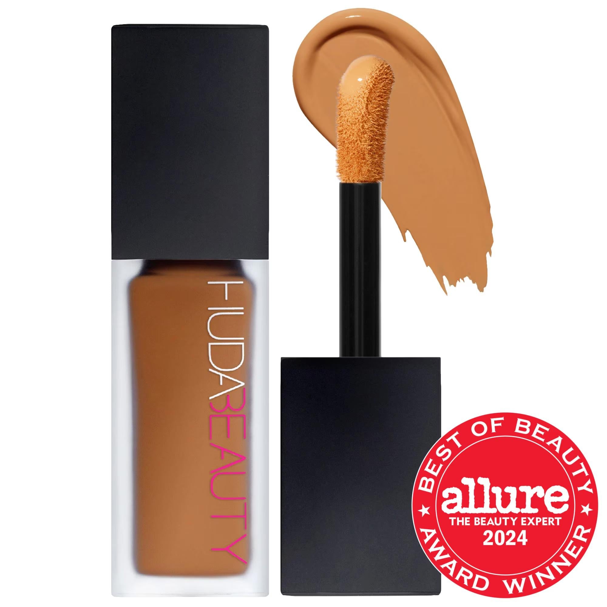 Huda Beauty #FauxFilter Waterproof Matte Concealer: Full Coverage, Long-Lasting, Vegan & Cruelty-Free - Brighten, Conceal & Perfect.