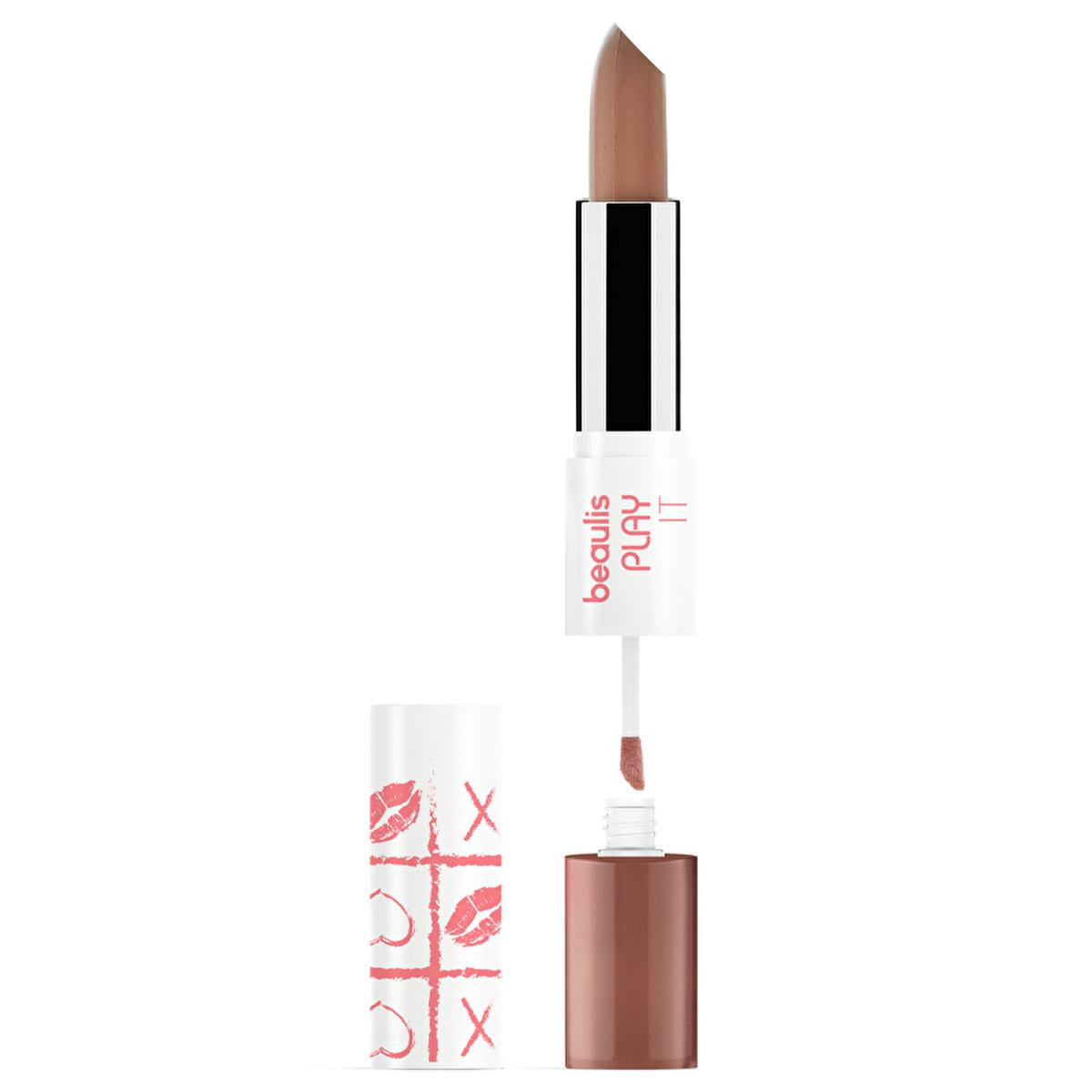 Beaulis Double-Ended Lipstick - Versatile Matte & Gloss Lip Makeup for Day & Night