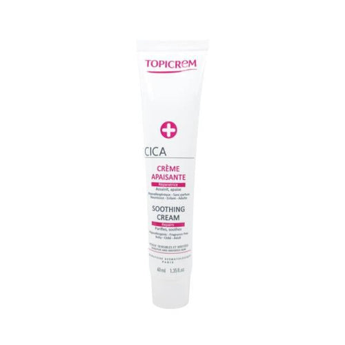 Topicrem Cica Repair Cream 40ml - Soothing Moisturizing Cream for Sensitive Skin, Dermatologically Tested