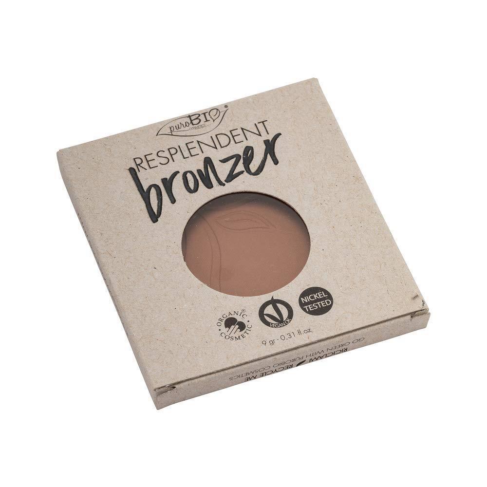 PuroBio Resplendent Bronzer 05 - Warm Color Mineral Makeup, Paraben-Free, Natural Cosmetics