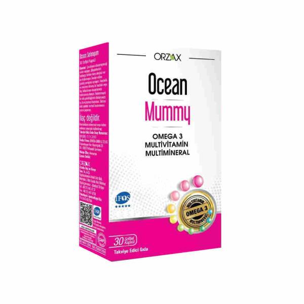 Ocean Mummy: Omega-3 Fish Oil, DHA, Iron & Multivitamin - Prenatal & Postnatal Nutritional Support for Mothers & Baby's Brain Development