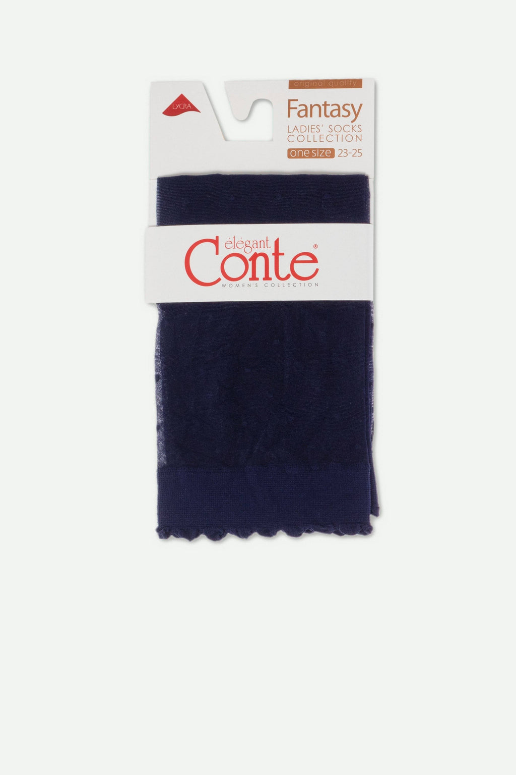 TheRanok.com Socks Conte Fantasy - Polka Dot With a Cuff — comparison shot