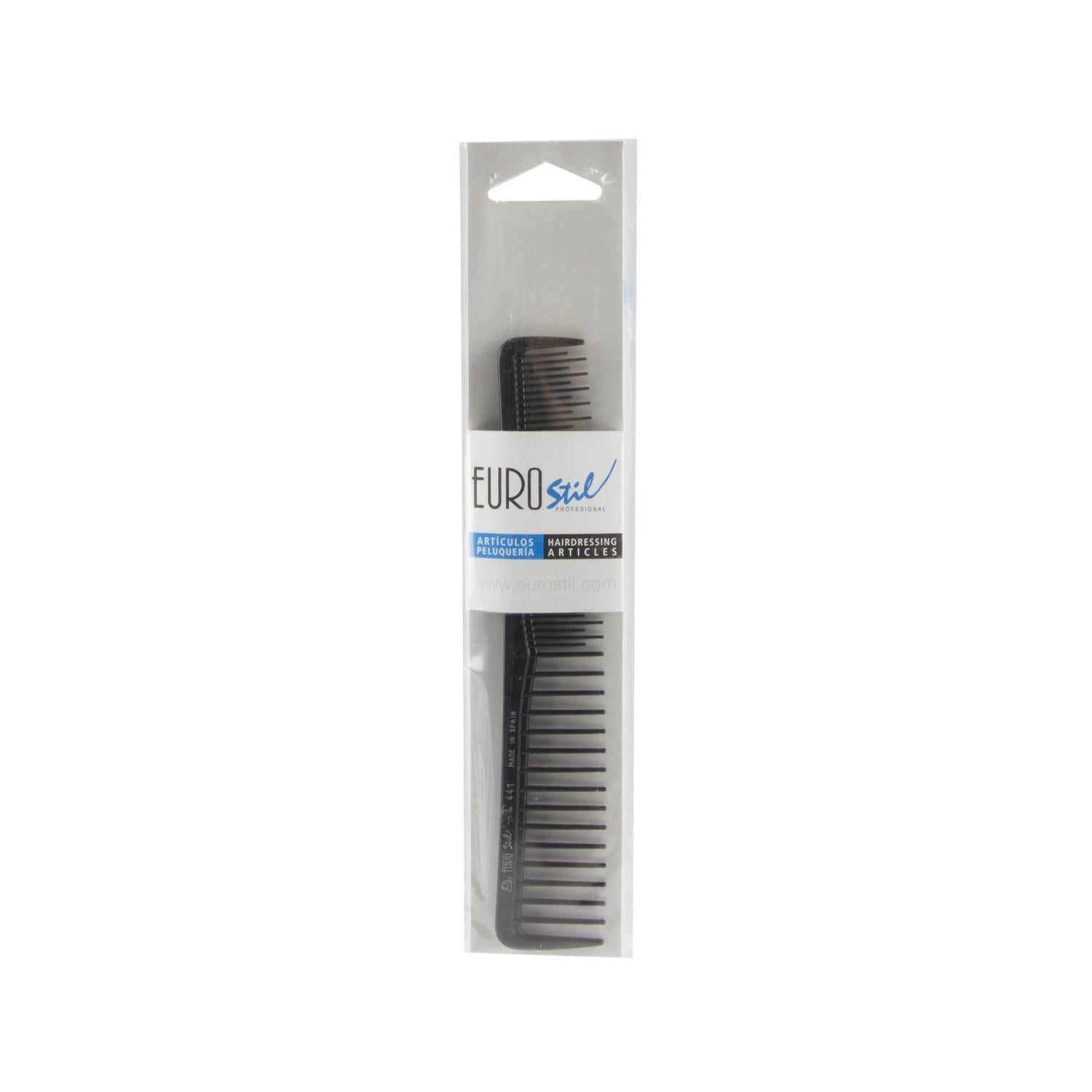 Eurostil Professional Spanish Hair Comb 441 - Detangle and Style with Professional Quality