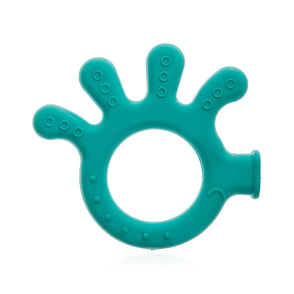 Babyjem Baby Teether Toy, Soft and BPA Free Teething Relief for Infants - Green Octopus