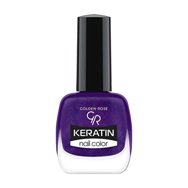 Golden Rose Keratin Nail Polish - Long-Lasting Color, Nourishing Keratin Formula - Golden Rose Oje Keratin Nail Color No:68