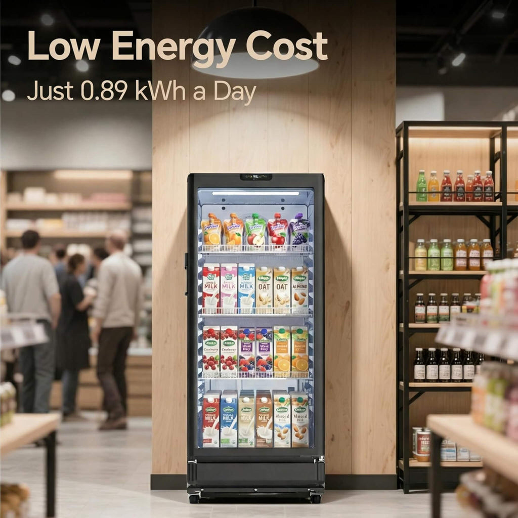 6.0 Cu.Ft Commercial Beverage Refrigerator With Glass Door And Adjustable Shelves (SAK28460) – SAKSBY WHOLESALE, view 5