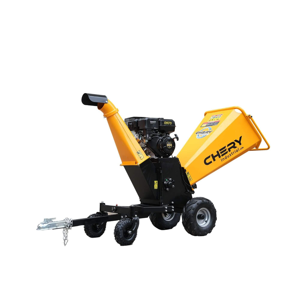 Heavy-Duty 6-Inch 420CC 15HP Gas Wood Chipper Shredder Mulcher With Tow Bar & Safety Stop Bar (SAK42731) – SAKSBY WHOLESALE, 