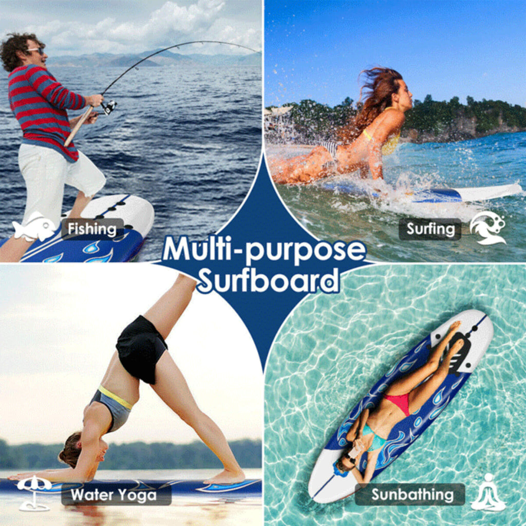 6FT Inflatable Blow Up Stand Up Paddle SUP Surfboard (SAK94461) – SAKSBY WHOLESALE, view 7