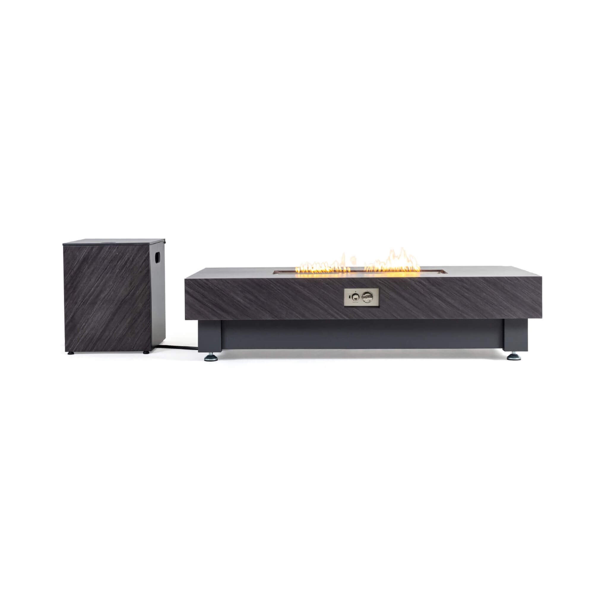 Alora Premium 60-Inch Rectangular Outdoor Modern Propane Fire Pit Table With Rain Cover (SAK91273) – SAKSBY WHOLESALE