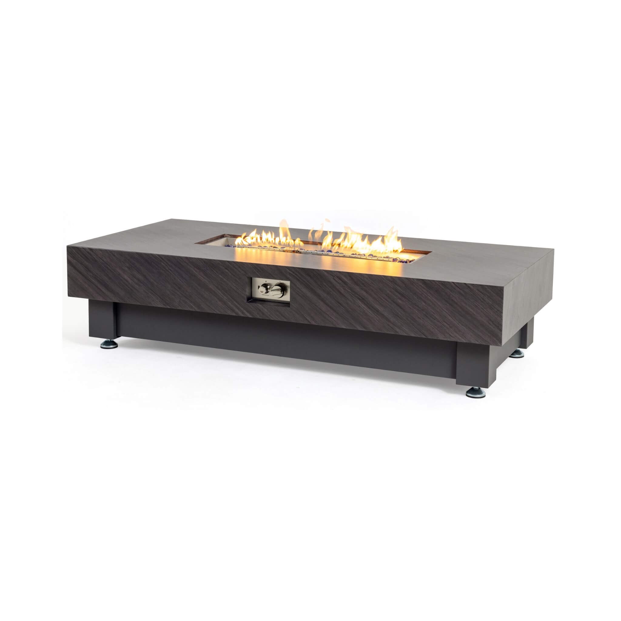 Alora Premium 60-Inch Rectangular Outdoor Modern Propane Fire Pit Table With Rain Cover (SAK91273) – SAKSBY WHOLESALE, view 2