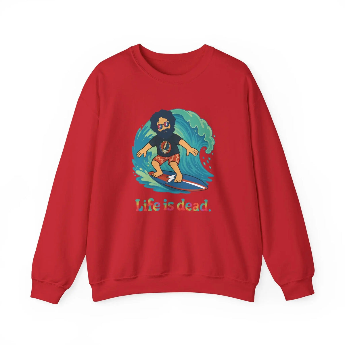 Surfing Jerry Life is Dead Crewneck