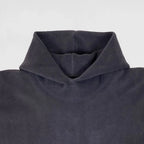Phantom Marketplace Yeezy Gap Engineered by Balenciaga Polar Fleece Padded Hoodie - Dark Grey — back view