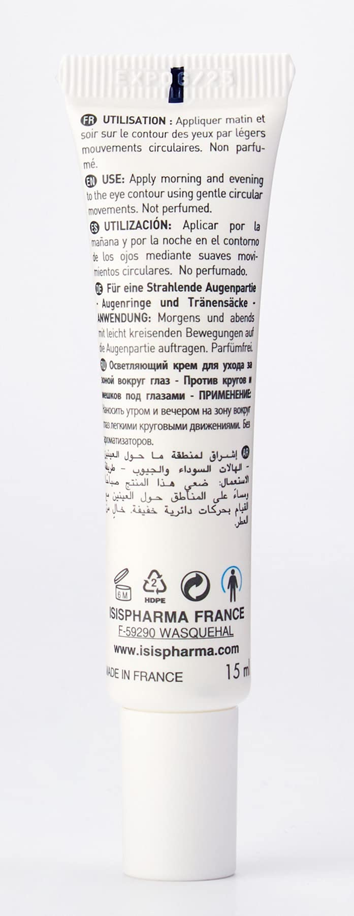 Isis Pharma Neotone Eyes Eye Cream - Hydrating, Soothing, Dermatologically Tested for Dark Circle Treatment - 0.51 fl oz