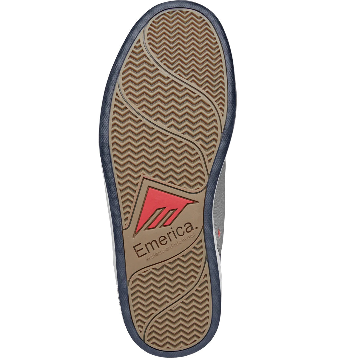 Emerica Shoes Heritic - Navy/Grey/Red