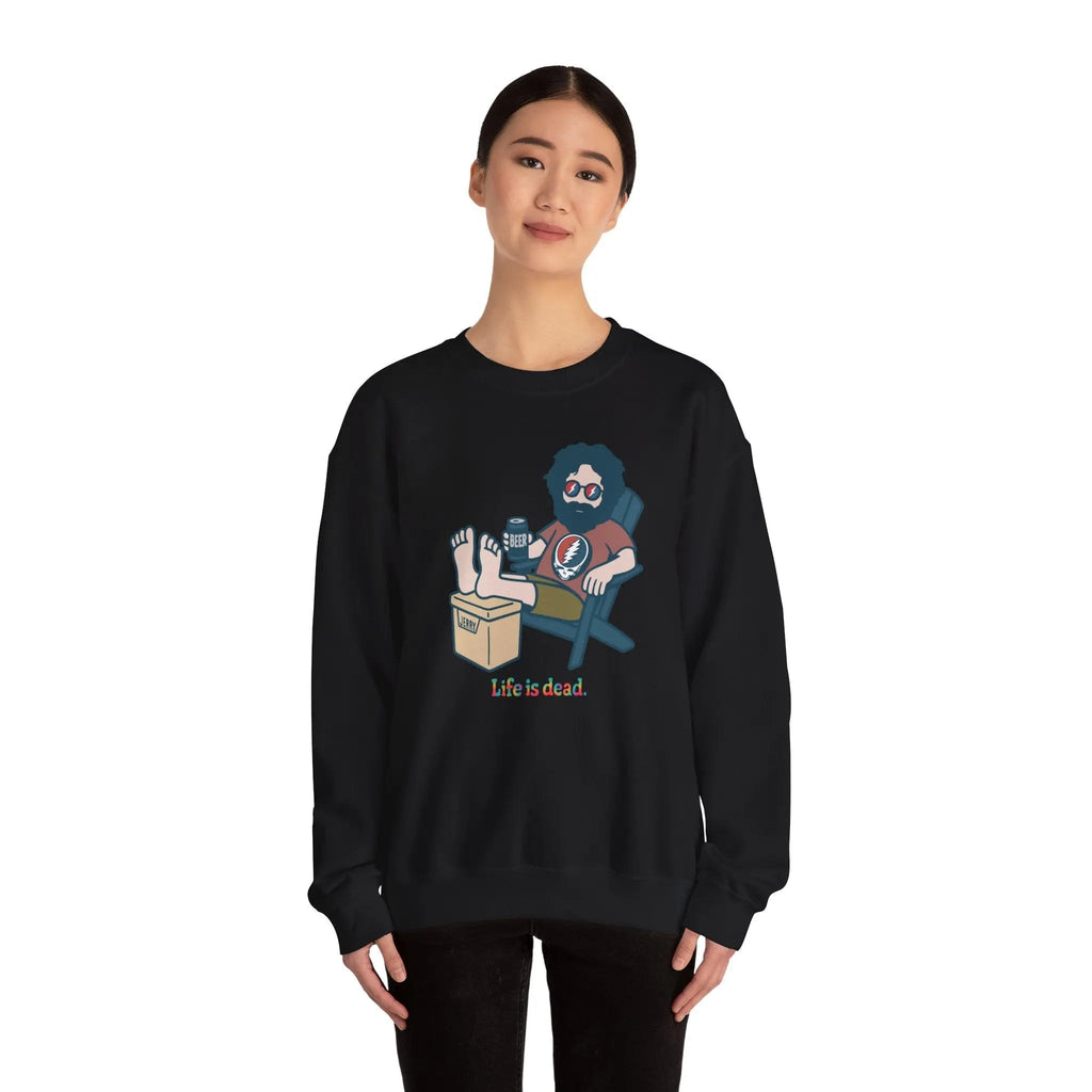 Stay Cool, Jerry Life is Dead Crewneck