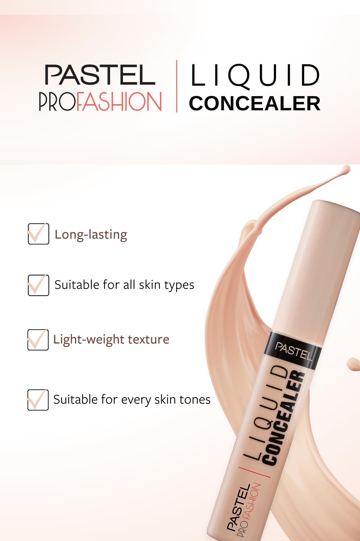 Pastel Profashion Liquid Concealer 104 - Precise Coverage for Flawless Skin