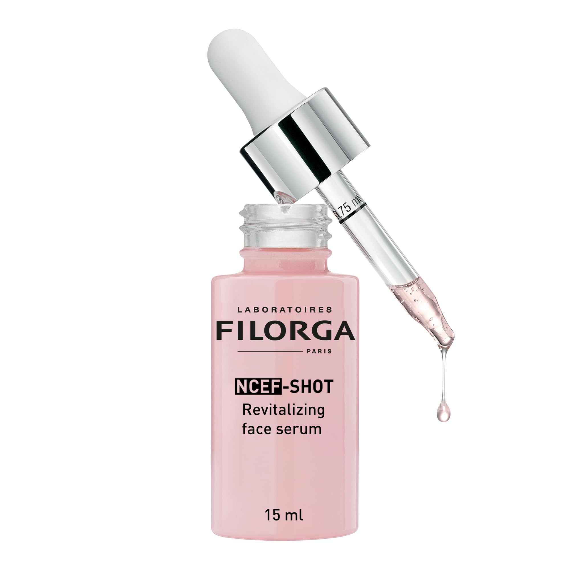 Filorga Skincare Serum - Revitalizing NCEF-Shot Concentrate for Smoother, Firmer Skin - Anti-aging Luxury Skincare Product