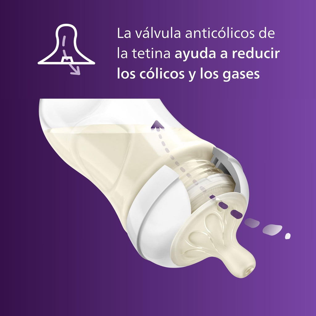 Philips Avent Natural Nipple 2 Holes - 1 Month+ | 2-Pack