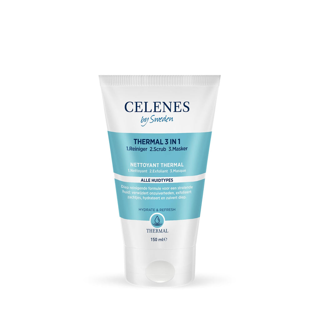 Celenes Thermal 3 in 1 Cleansing Peeling Mask 150ml - Hydrating & Refreshing