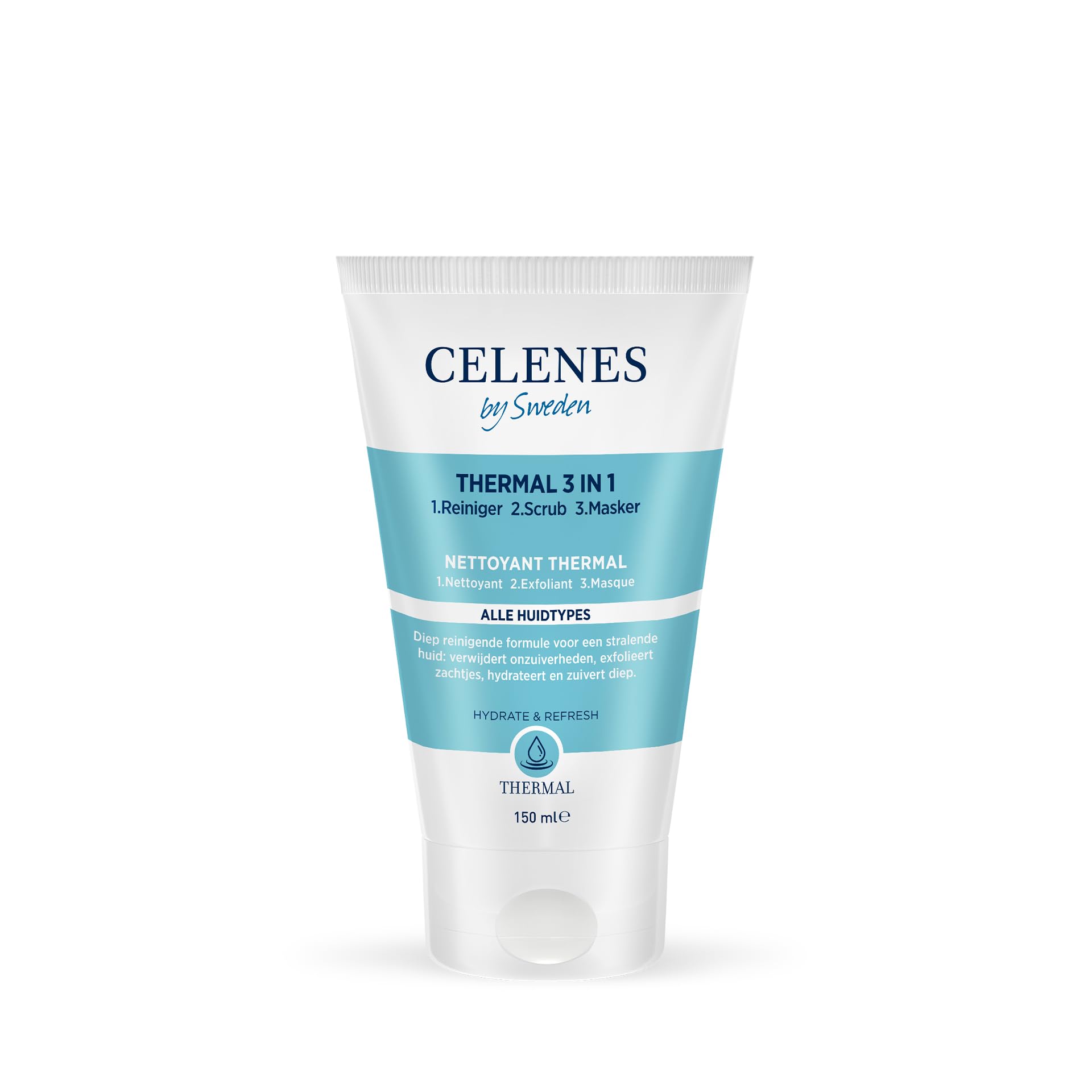 Celenes Thermal 3 in 1 Cleansing Peeling Mask 150ml - Hydrating & Refreshing