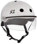 S1 Lifer Visor Gen 2 Helmet - White Gloss Glitter by Skates USA