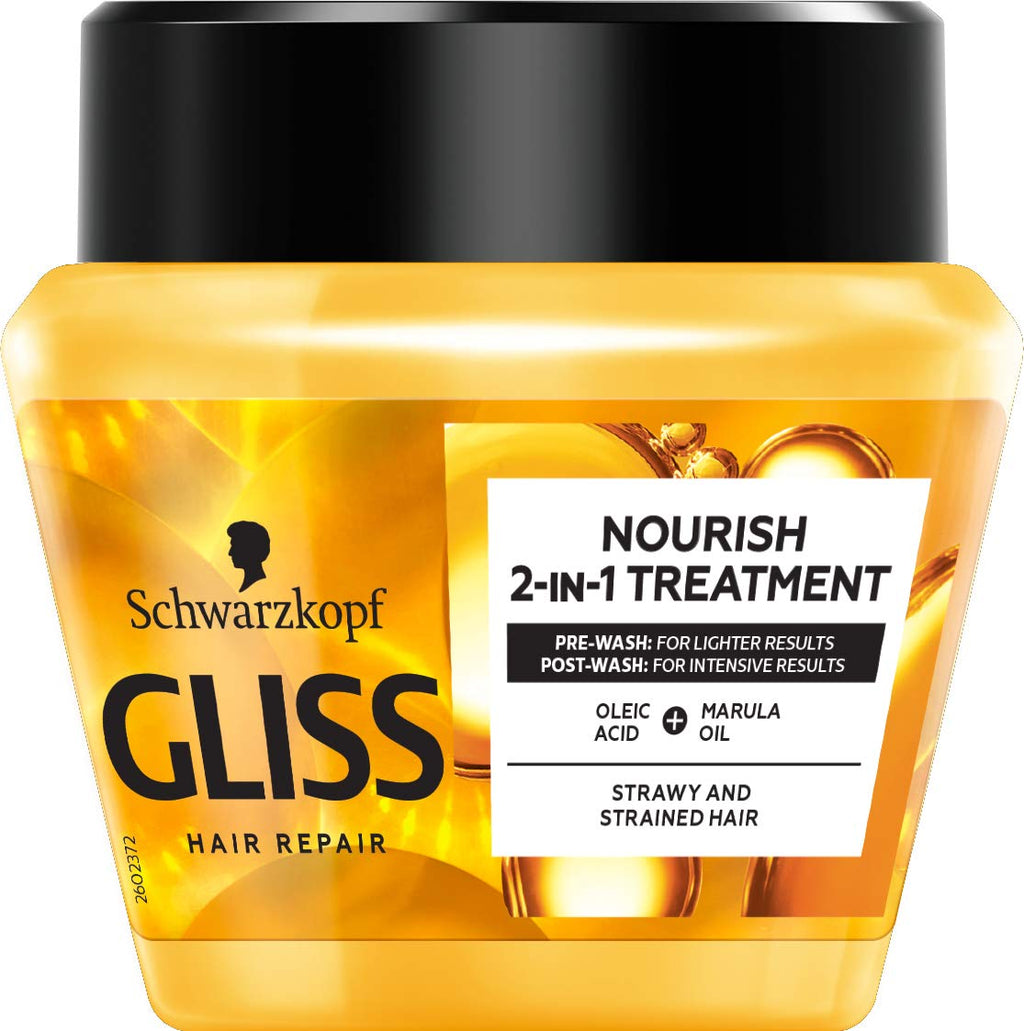 Gliss Split Hair Miracle Hair Care Mask - 300ml - Repairs Damaged Hair & Nourishes Intensely