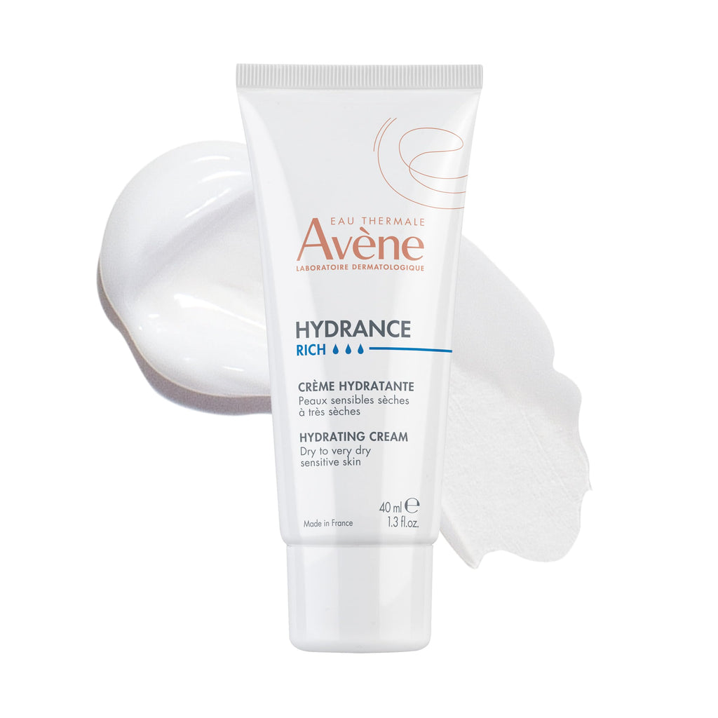 Avene Hydrance Hydrating Cream Rich - Moisturizing Cream for Dry Skin, Soothes and Hydrates, 1.35 fl oz