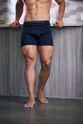Spun Bamboo Men’s Bamboo Boxer Briefs — Ultra-Soft, Breathable Everyday Underwear — detail close-up